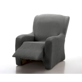Funda Sillón Relax Elástica 1 Pieza Jara Antracita