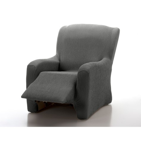 Funda Sillón Relax Elástica 1 Pieza Jara Antracita