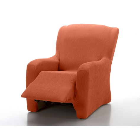 Funda Sillón Relax Elástica 1 Pieza Jara Teja