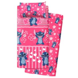 Juego de Sábanas Lilo & Stitch Disney de Algodón – Rosa