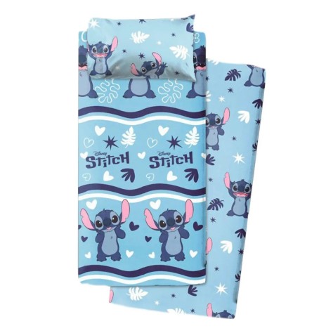 Juego de Sábanas Lilo & Stitch Disney de Algodón – Azul