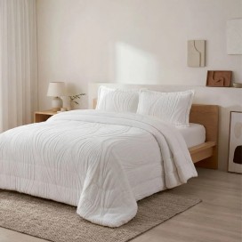 Conforter Dehesa color natural con relieve – Fun&Deco