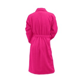 Albornoz de Rizo Fucsia 100% Algodón – Color, Comodidad y Alta Absorción