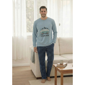 Pijama de Hombre tejido...