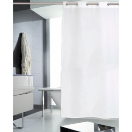 Cortina de Baño Blanca Lisa 180x200 cm – Stilia Home