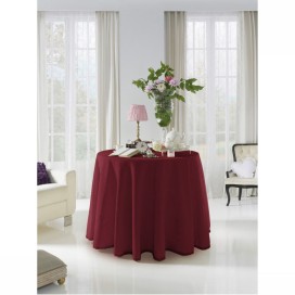 Falda Mesa Camilla Invierno Terciopelo Granate