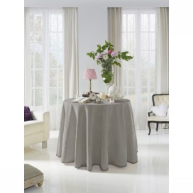 Falda Mesa Camilla Invierno Terciopelo Gris