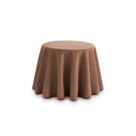 Falda Acolchada Mesa Camilla Invierno Marrón Velvet