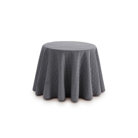 Falda Acolchada Mesa Camilla Invierno Gris Velvet