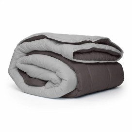 Edredón Nórdico California 350 g Reversible Bicolor Gris | Icelands