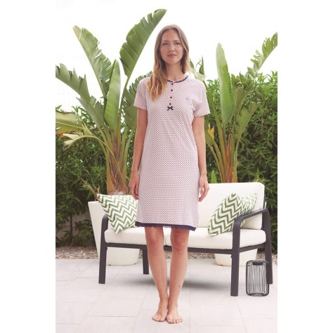 Camisón de Mujer zaira - Algodón Suave y Diseño Clásico