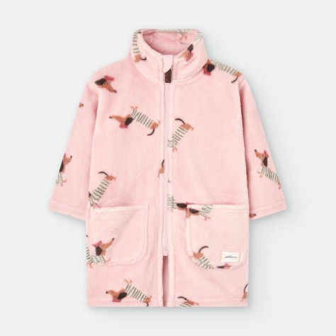 Bata bebé rosa perritos salchicha - waterlemon