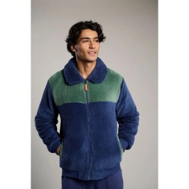 Chaqueta de hombre azul y verde - muydemi