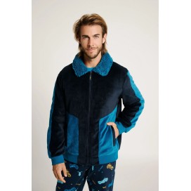 Chaqueta de hombre azul marino - muydemi