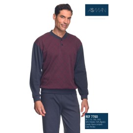 Pijama de hombre de algodón...