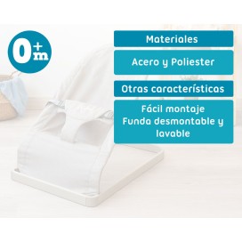 Hamaca para Bebé Kiokids Ligera y Desenfundable