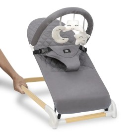 Balancín para Bebé Gris Interbaby con Arco de Juegos