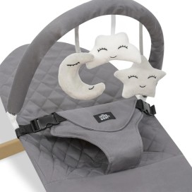 Balancín para Bebé Gris Interbaby con Arco de Juegos