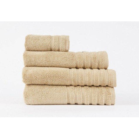 Toalla de Baño 100% Algodón Zero Twist Don Algodón – Color Arena (600 g/m²)