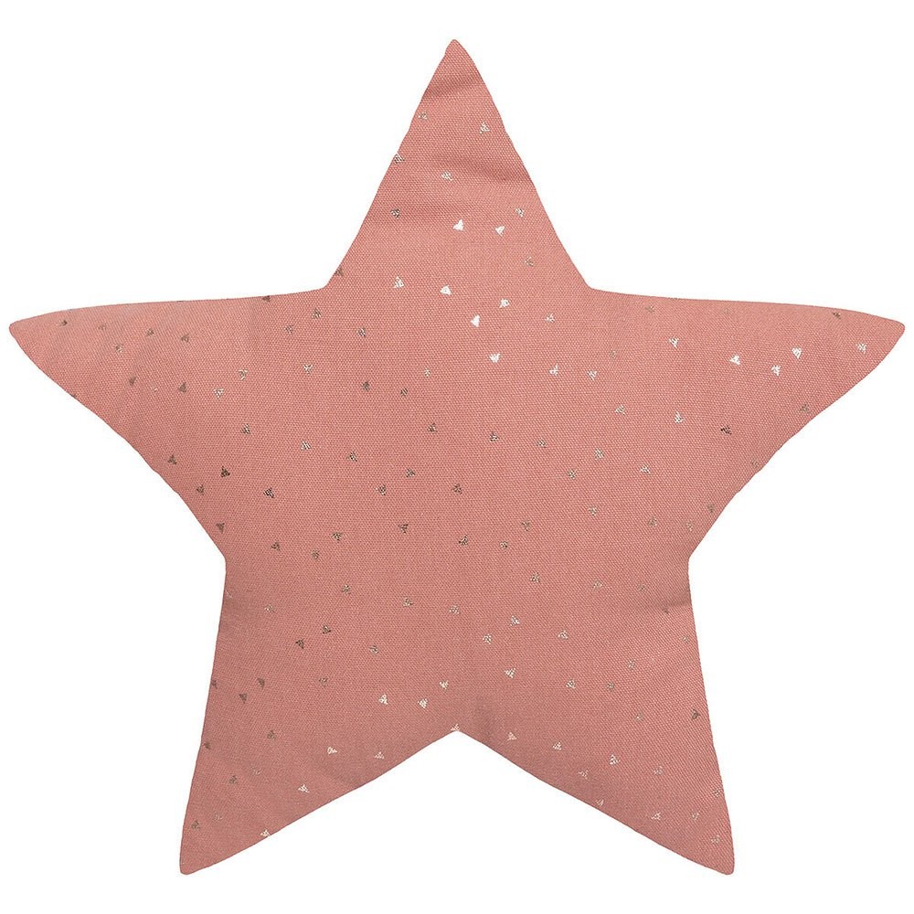Cojín estrella terracota