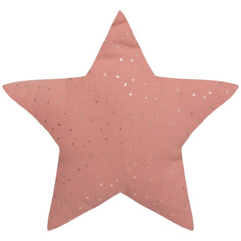 Cojín estrella terracota