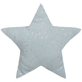 Cojín estrella azul