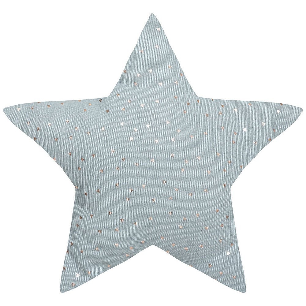 Cojín estrella azul