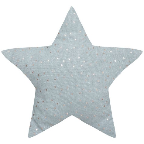 Cojín estrella azul