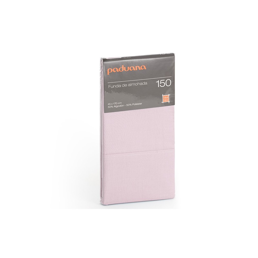 Funda de Almohada Rosa Paduana – Algodón y Poliéster