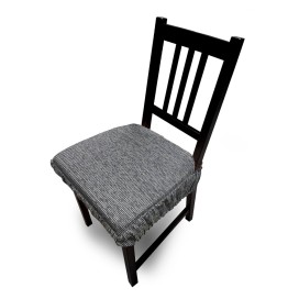 Cojín de Silla Acolchado Gris – Modernidad y Confort Versátil (40x40 cm)