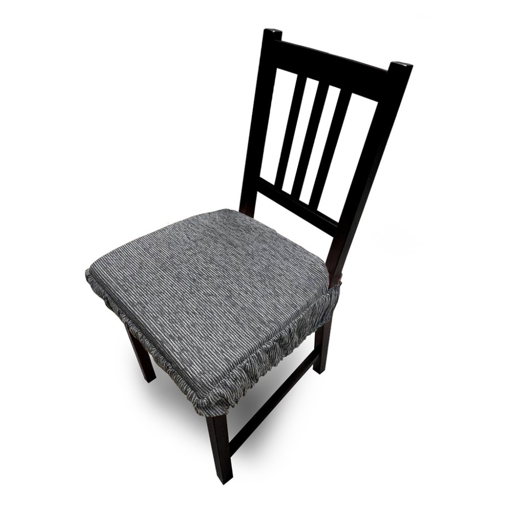Cojín de Silla Acolchado Gris – Modernidad y Confort Versátil (40x40 cm)
