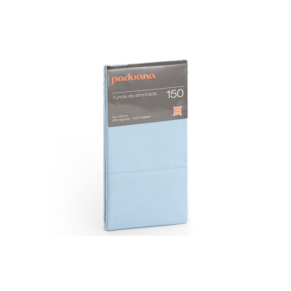 Funda de Almohada Azul Paduana – Algodón y Poliéster