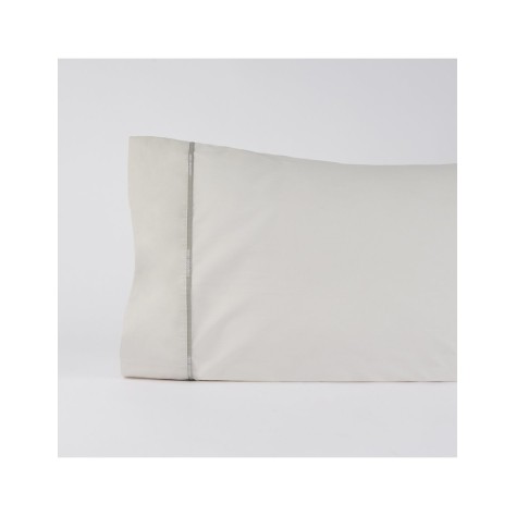 Funda de Almohada Gris Don Algodón – 100% Algodón, 180 Hilos