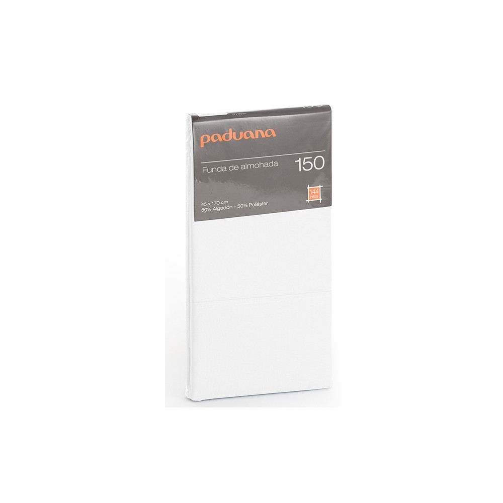 Funda de Almohada Blanca Paduana – Algodón y Poliéster