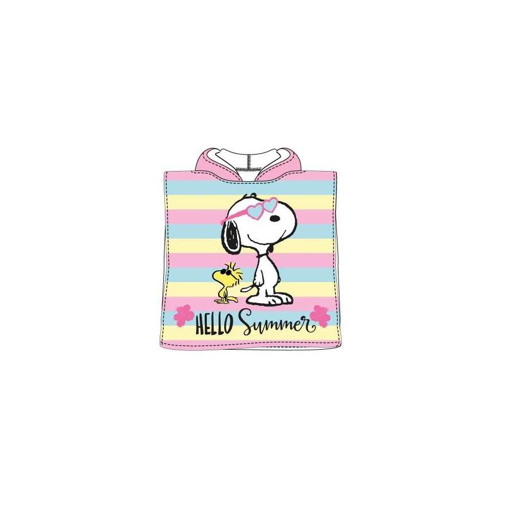 Poncho de Playa Infantil - Snoopy