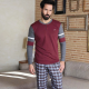 Pijamas hombre largos algodón