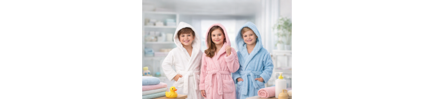 Albornoces Infantiles | Albornoces de Baño para Niños y Niñas